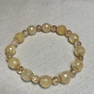 Golden Healer & Citrine Stretch Bracelet.